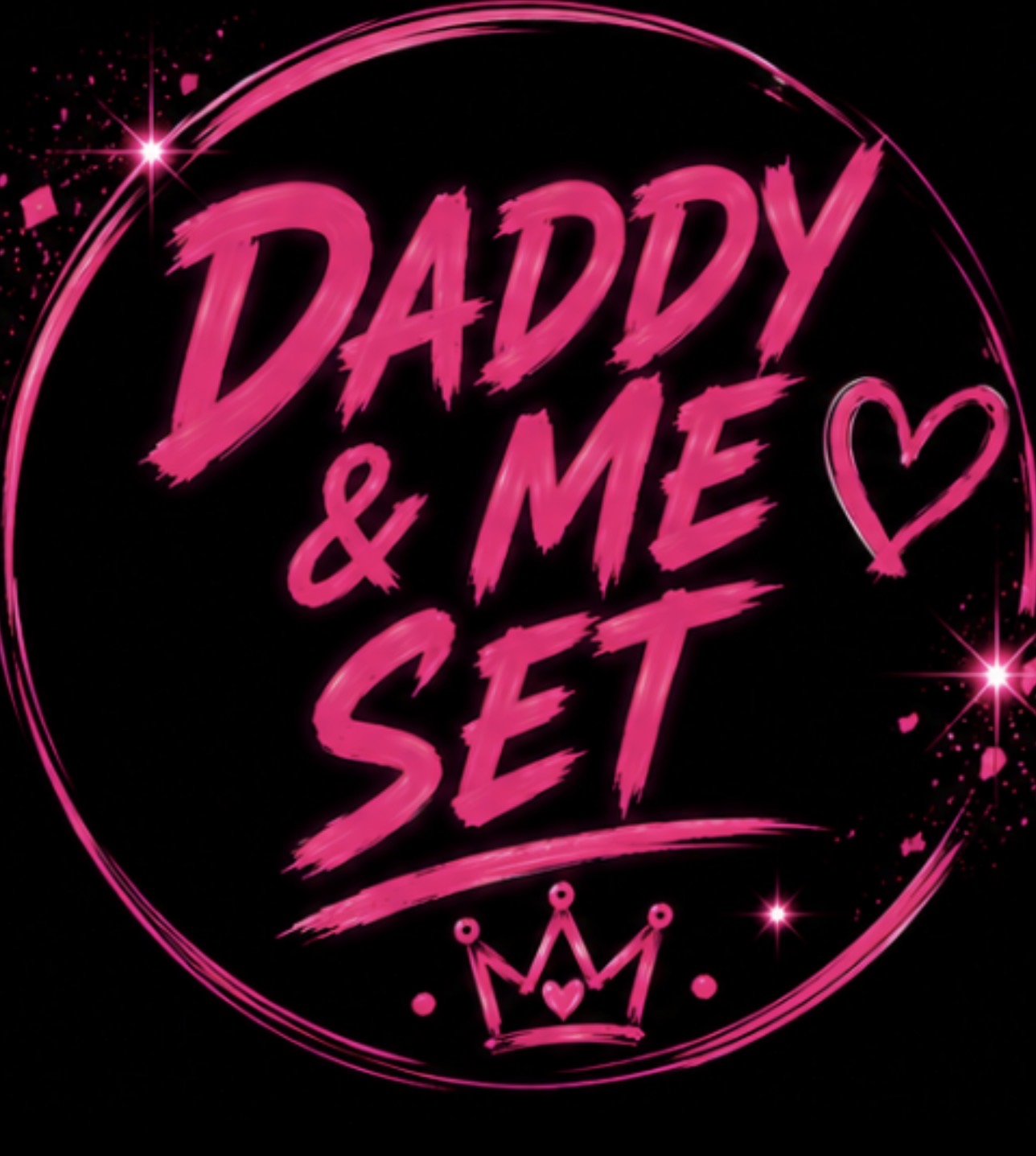RTS 🚚  Daddy & Me Collection 🖤🩷