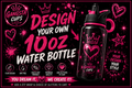 10oz Kids Gangsta Drink Bottles - Design your own