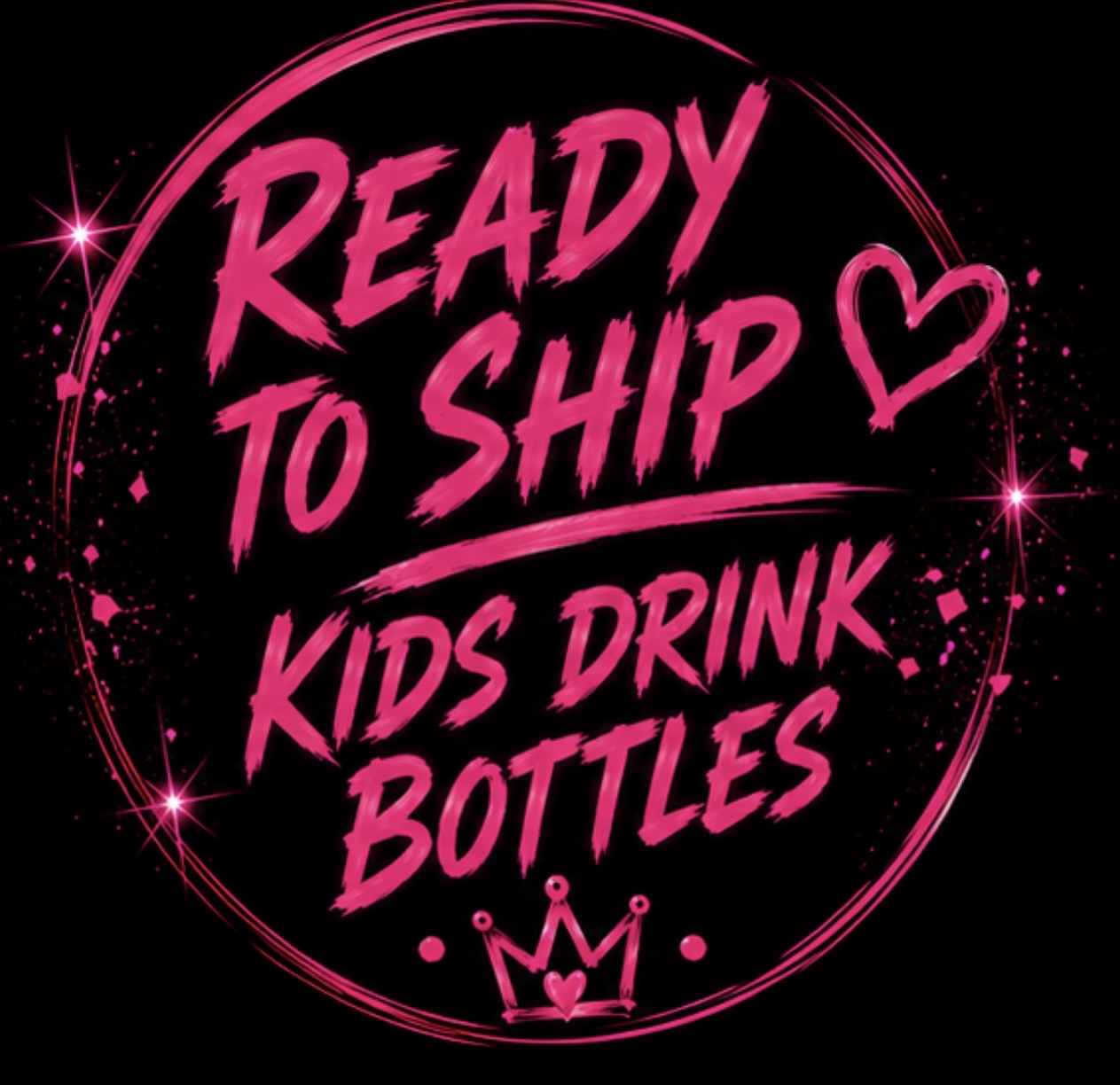 RTS 🚚 Kids 10oz Drink Bottle
