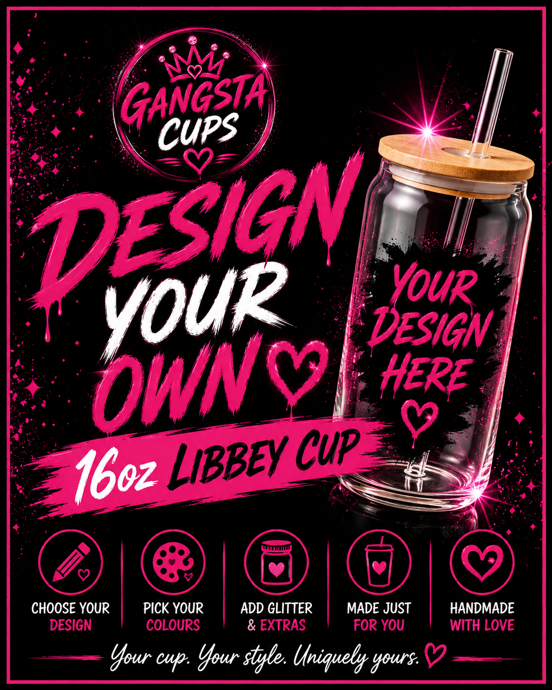 Design Your Own 16oz Libby Cup
