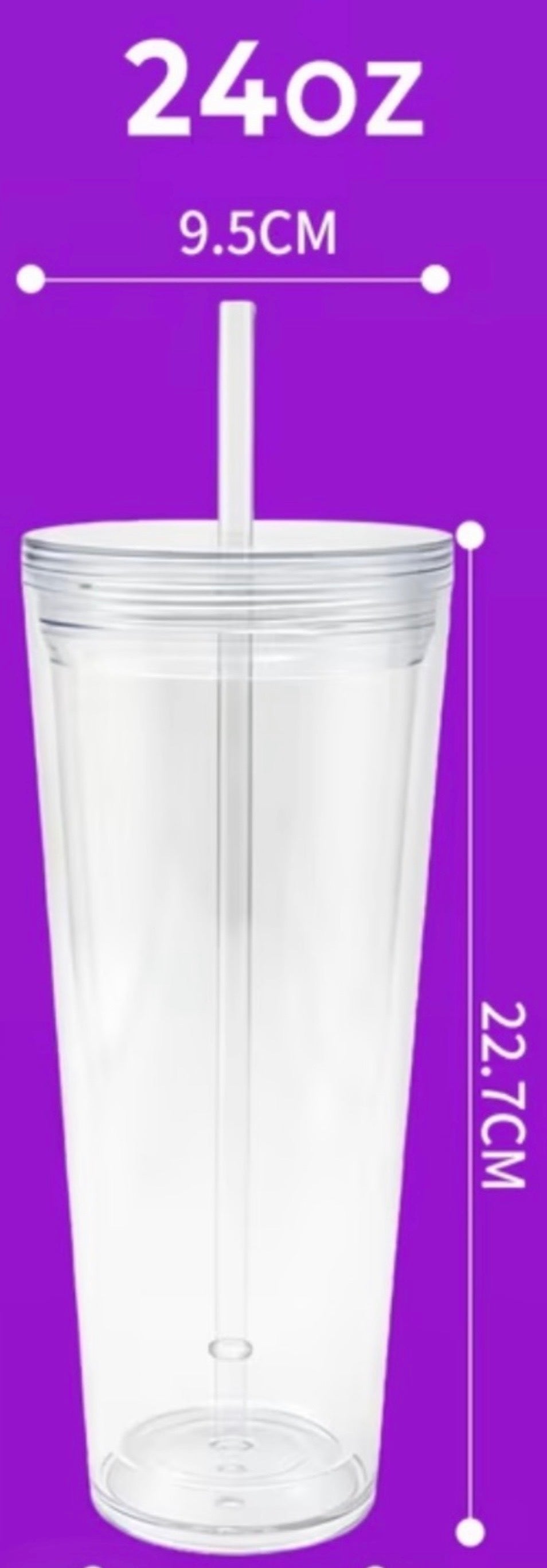 24oz Design your own Gangsta Snow Globe Tumbler