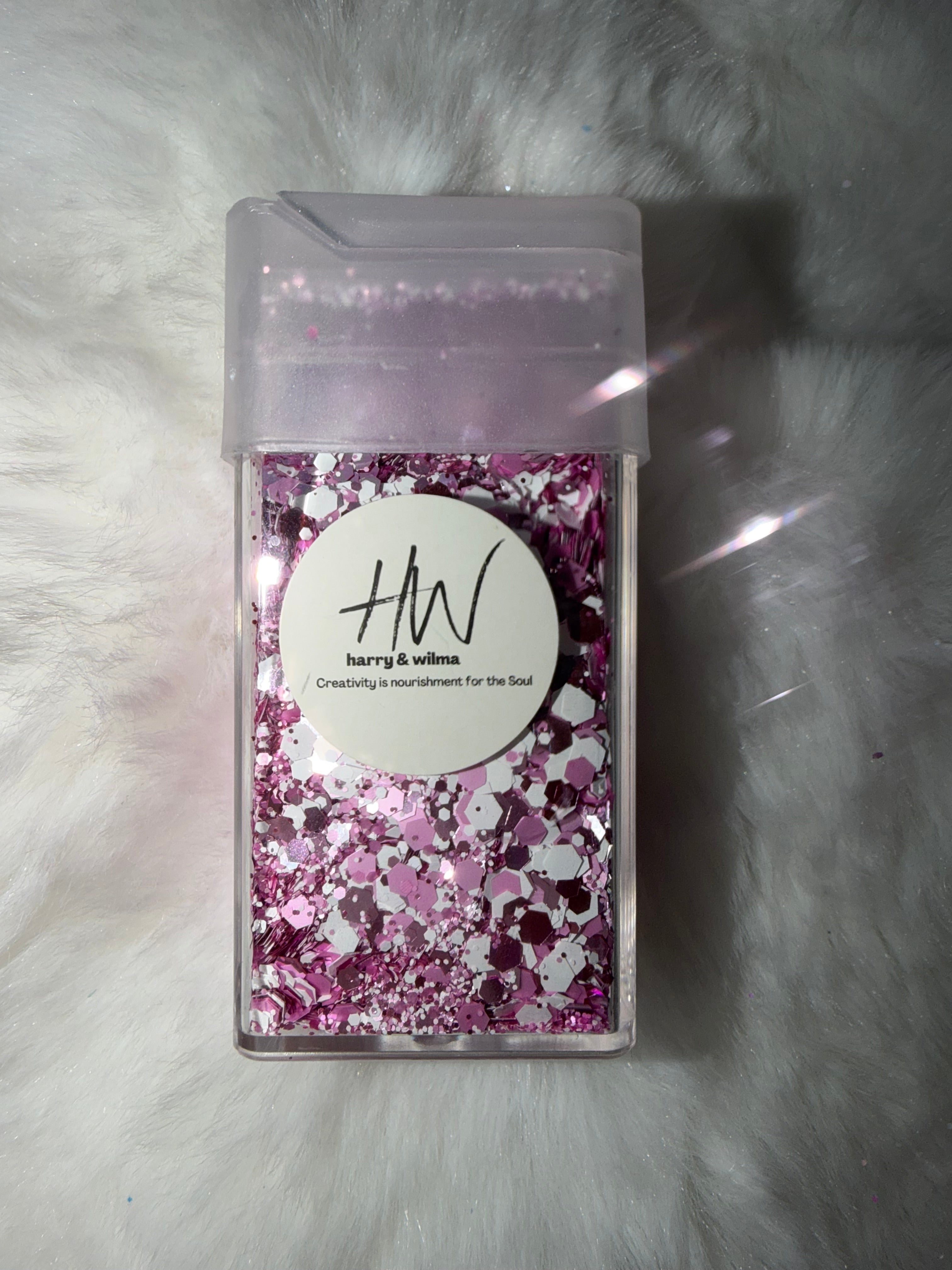 Mixed Mattes Pink Glitter