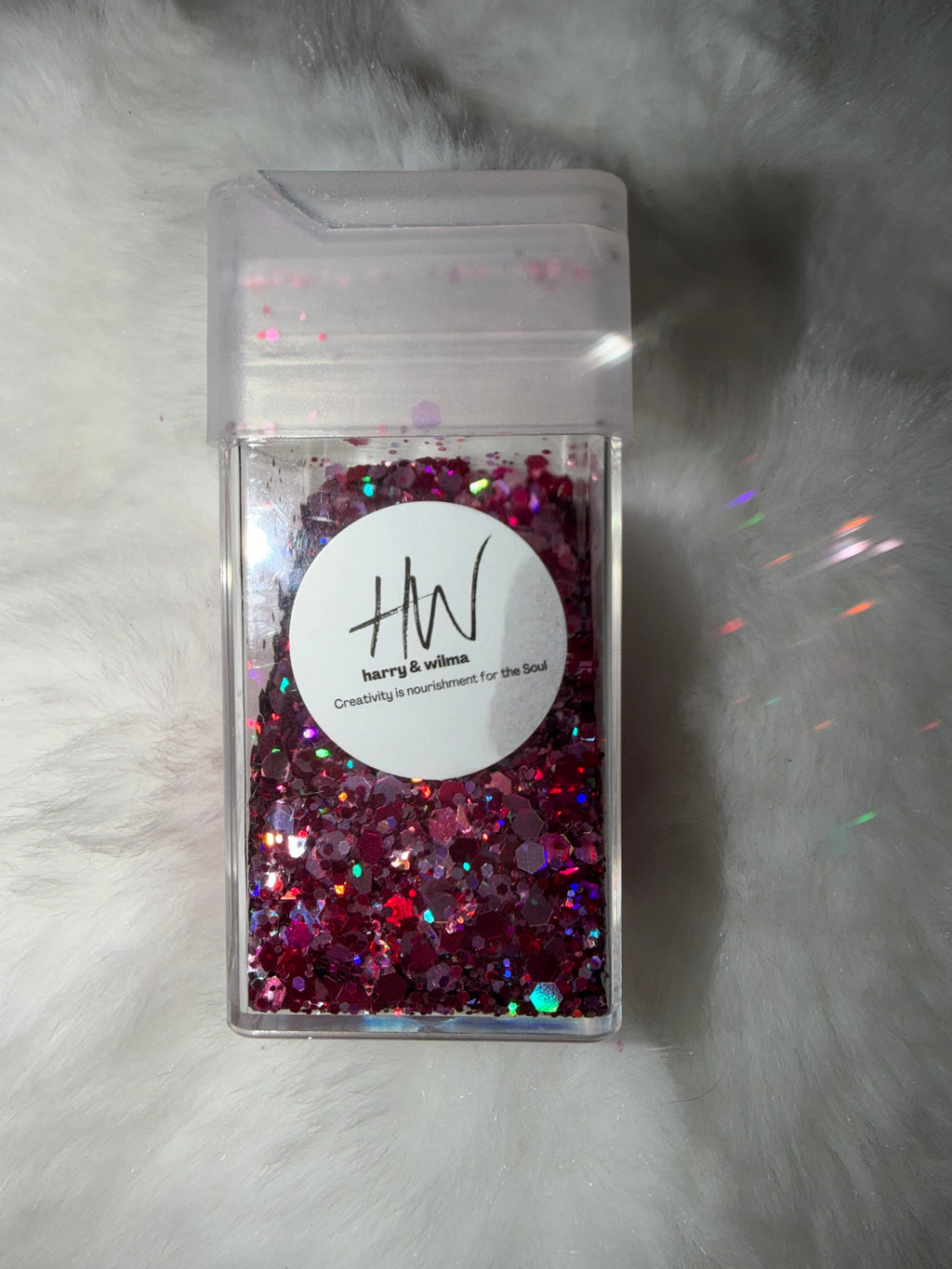 Passion Pink Chunky Glitter.
