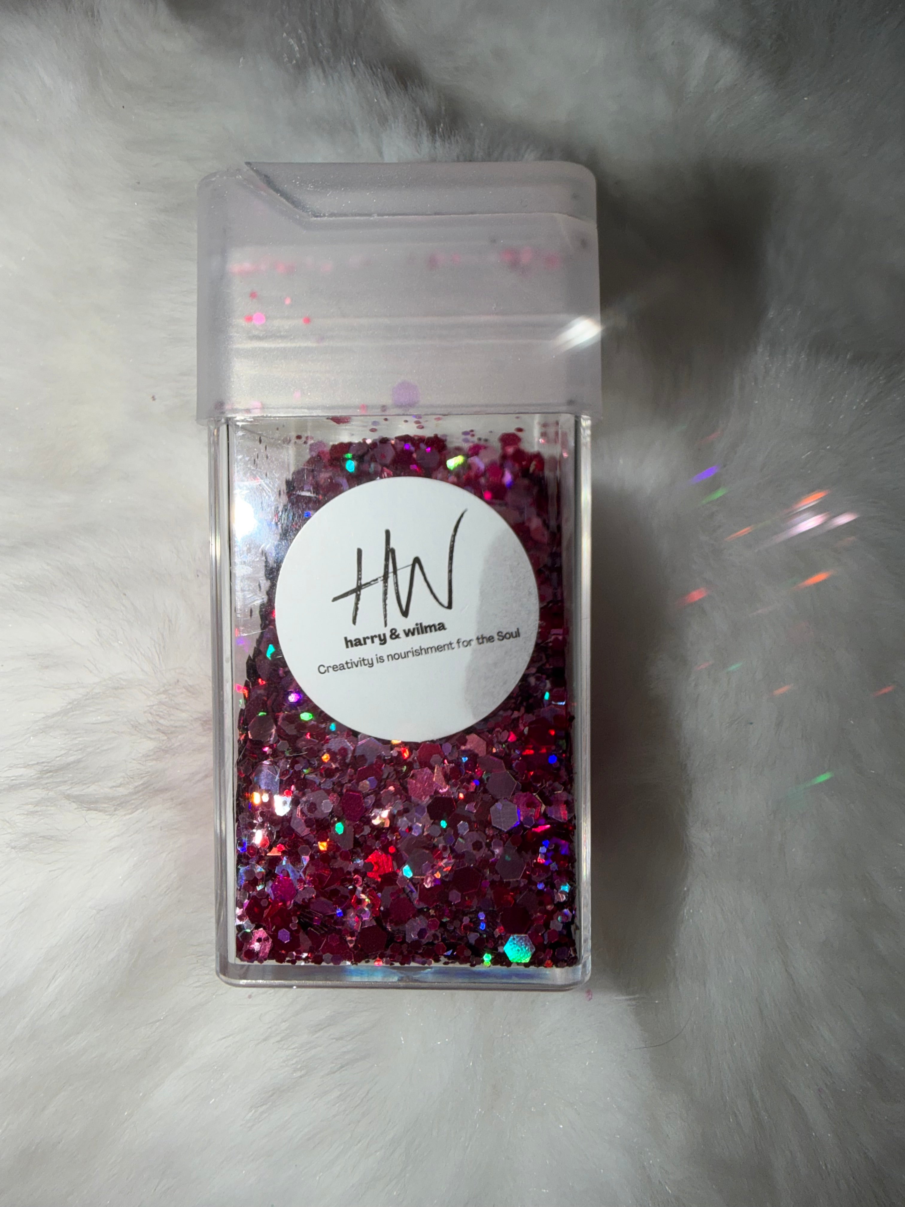 Passion Pink Chunky Glitter.