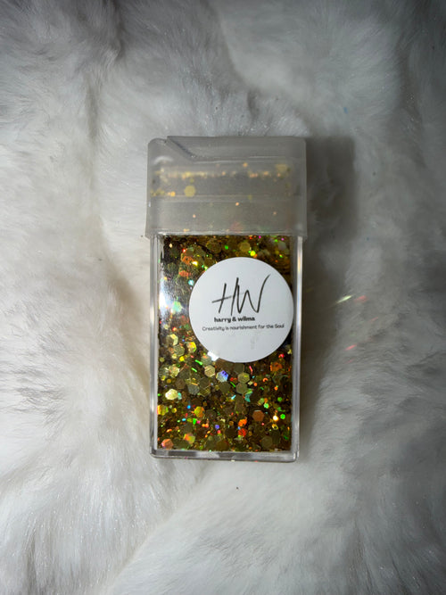 Brilliant Gold Glitter Chunky