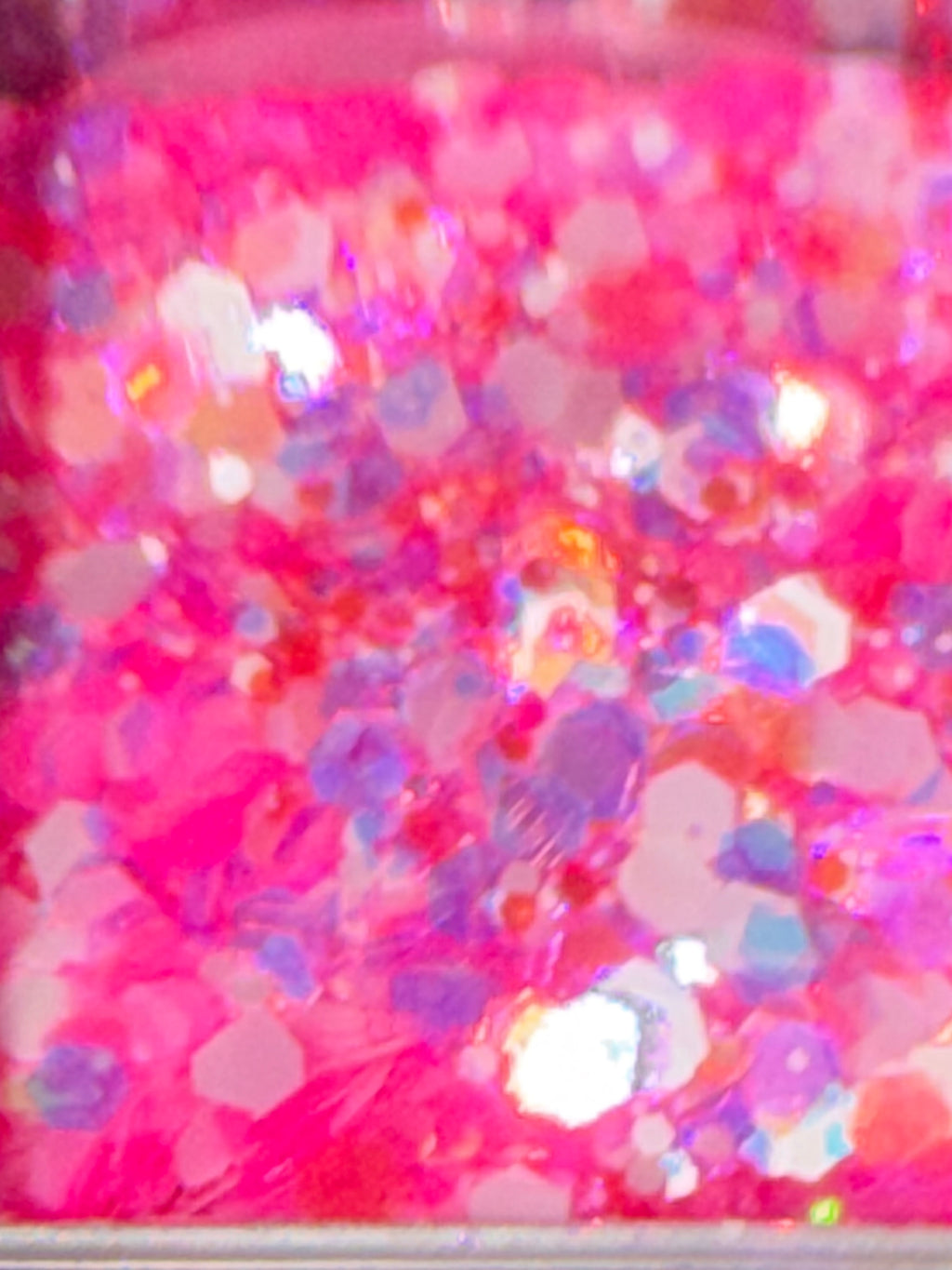 Matte Pink Glitter