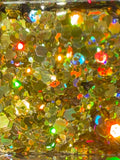 Brilliant Gold Glitter Chunky