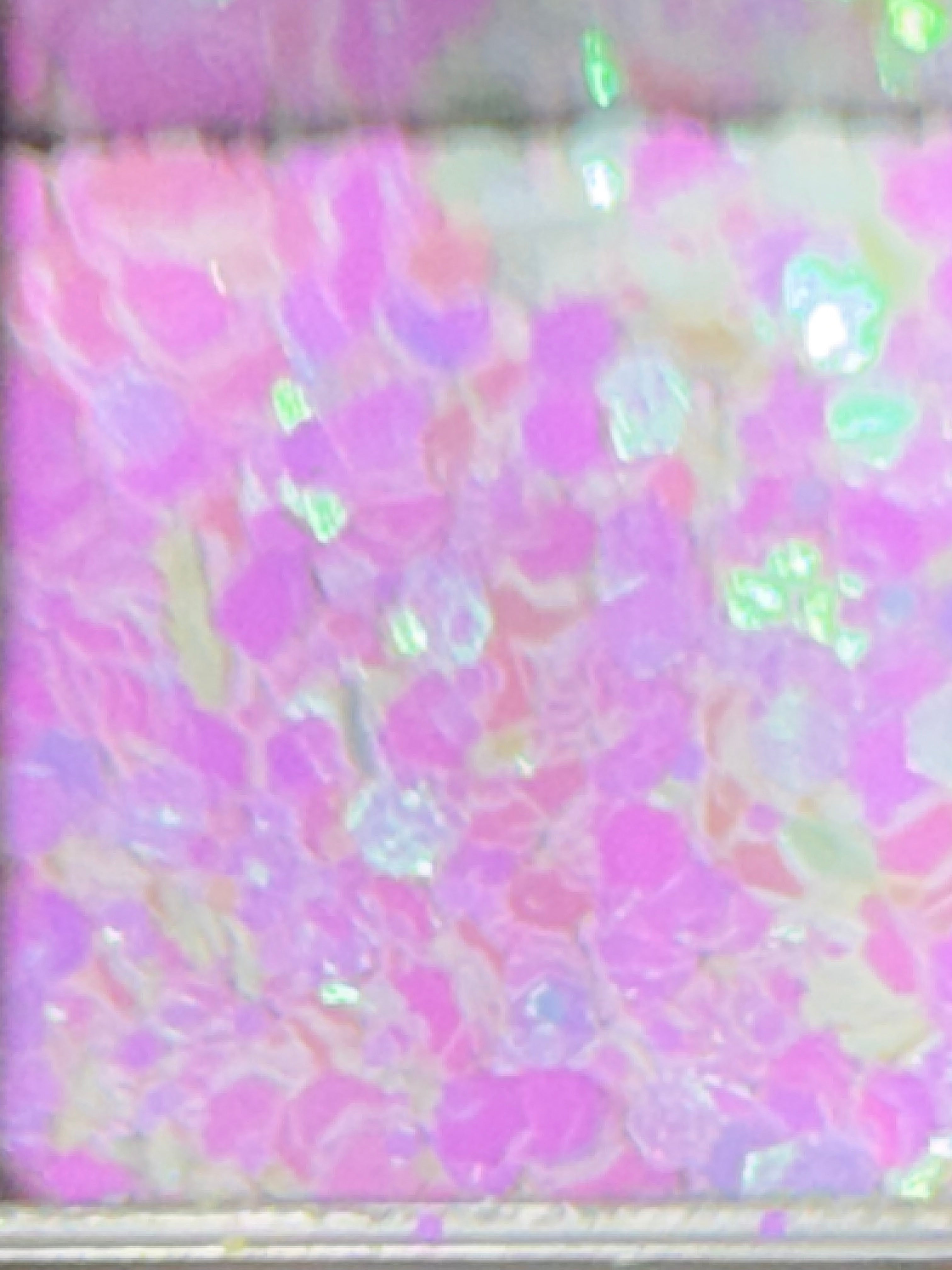 White Snow Iridescent Glitter Chunky