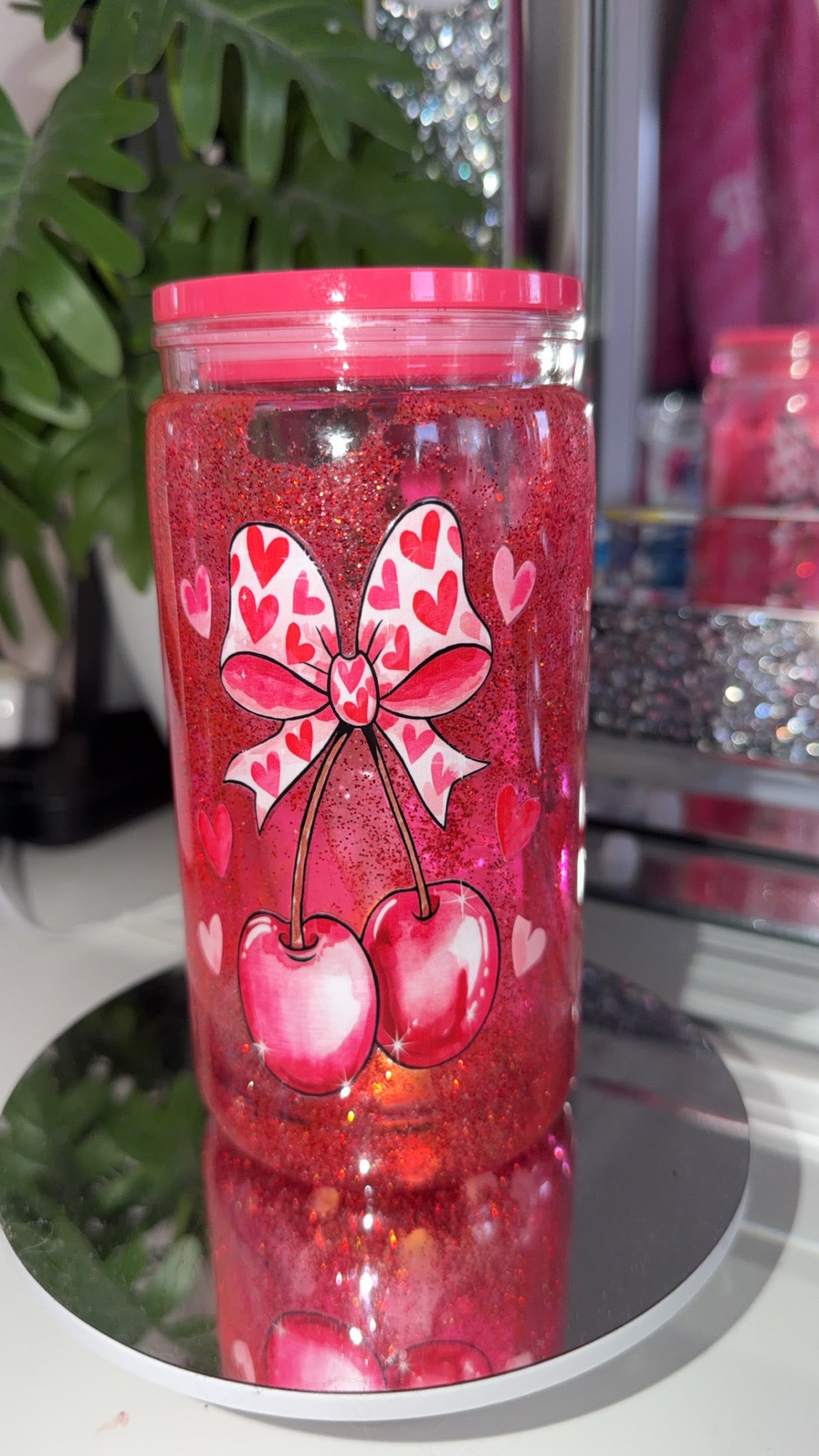 Ready To Ship 🚚 16oz Tumblers 🥤🩷🖤