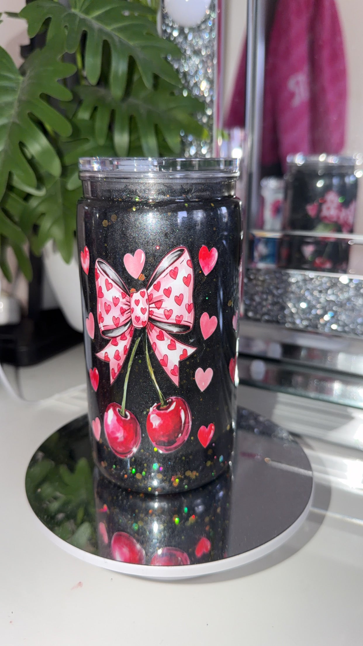 Ready To Ship 🚚 16oz Tumblers 🥤🩷🖤